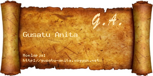Gusatu Anita névjegykártya
